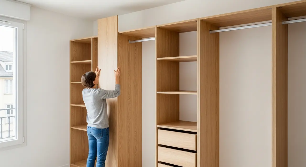 Faire un placard sur mesure soi-même : guide complet