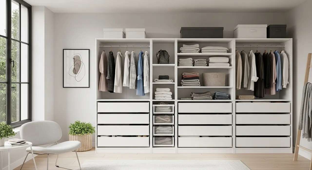 Dressing sur mesure IKEA PAX ou artisan : que choisir ?