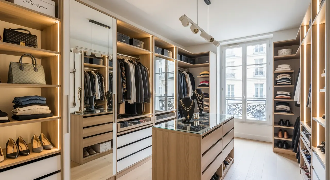 Dressing sur mesure avec porte coulissante : guide et prix